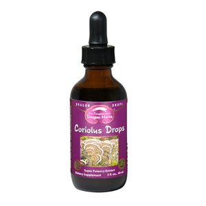 Dragon Herbs - Coriolus (Turkey Tail) Drops - Dragon Drops (2 fl.oz)