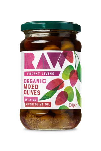 Raw Health - Mixed Olives Organic (330g)