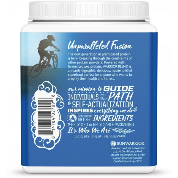 Sunwarrior - Organic Warrior Blend Vanilla (375g)