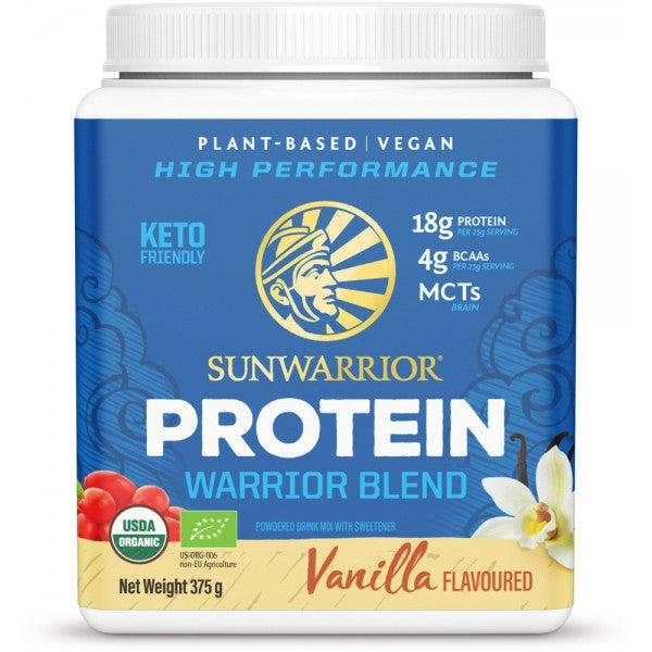 Sunwarrior - Organic Warrior Blend Vanilla (375g)
