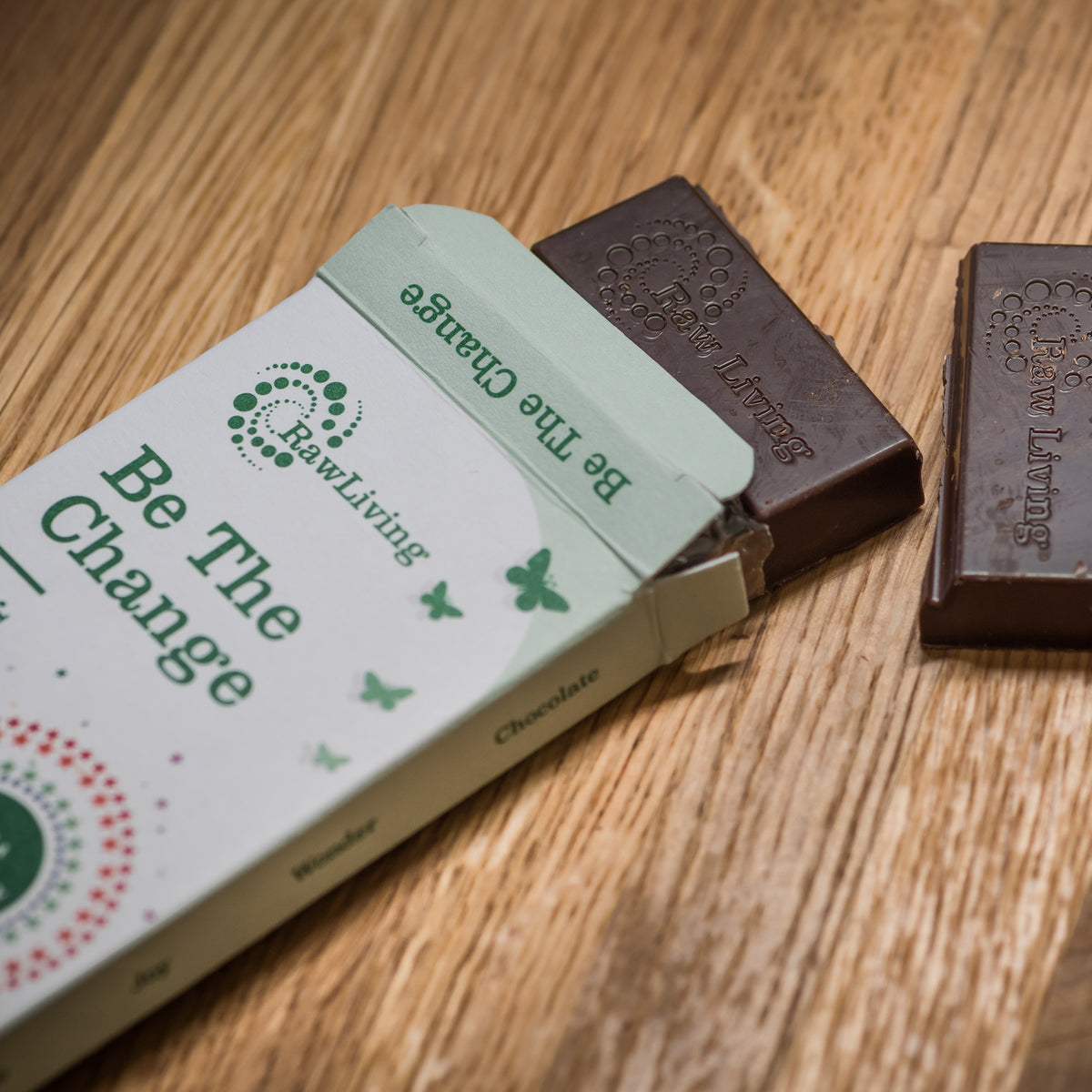 Be the Change Raw Chocolate Bar with Reishi and Klamath Lake Algae (50g)