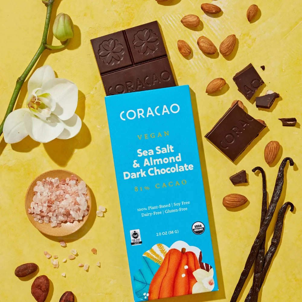 Coracao 81% Sea Salt &amp; Almond Bar (2oz / 57g)