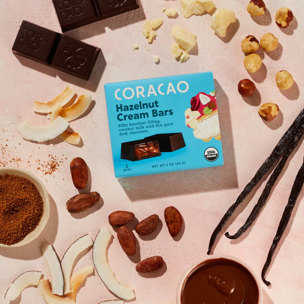 Coracao Hazelnut Cream Bar - Organic (2oz / 56g)