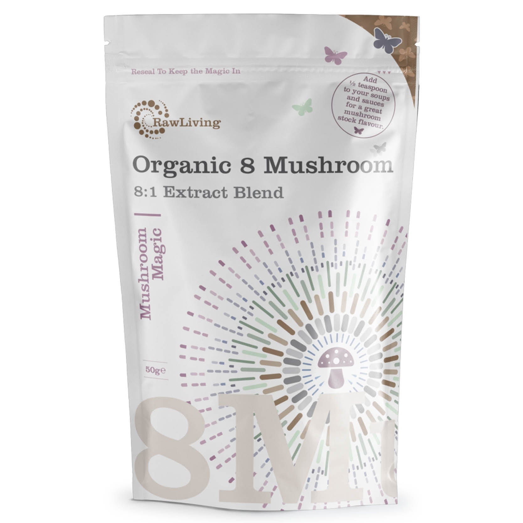 Magical Mycology Bundle (8 Mushroom Extract 50g, Tote Bag and Mug)