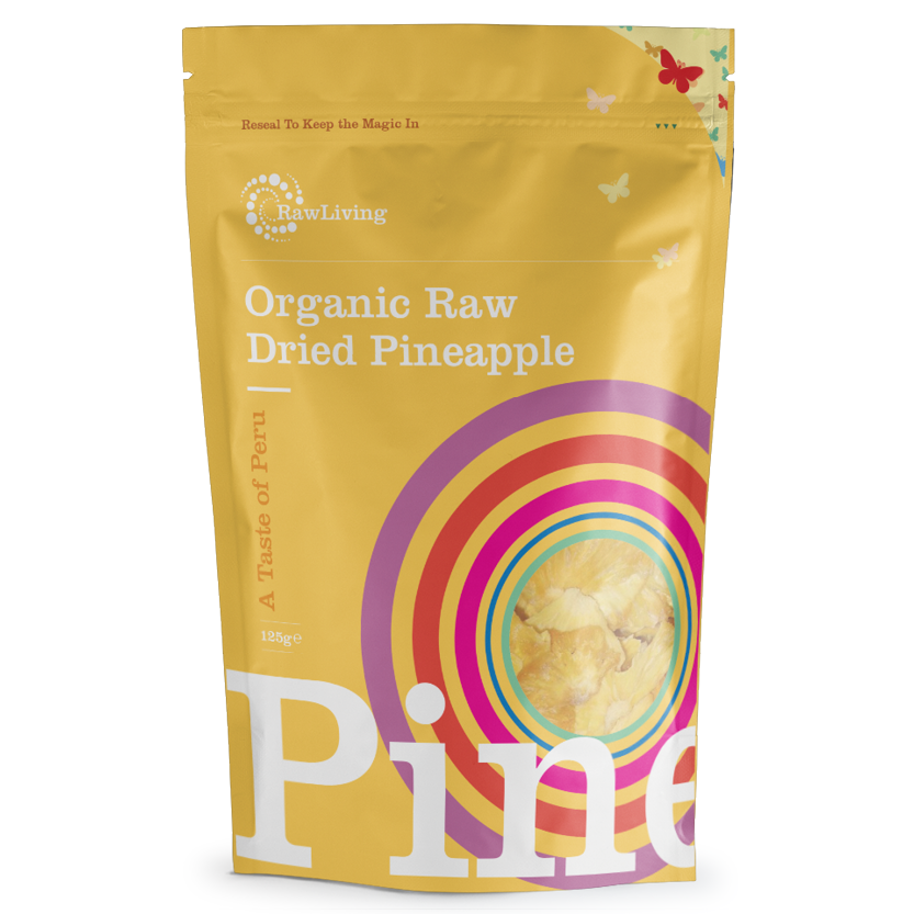 Peruvian Raw Dried Pineapple - Organic (125g, 600g, 2.5kg)