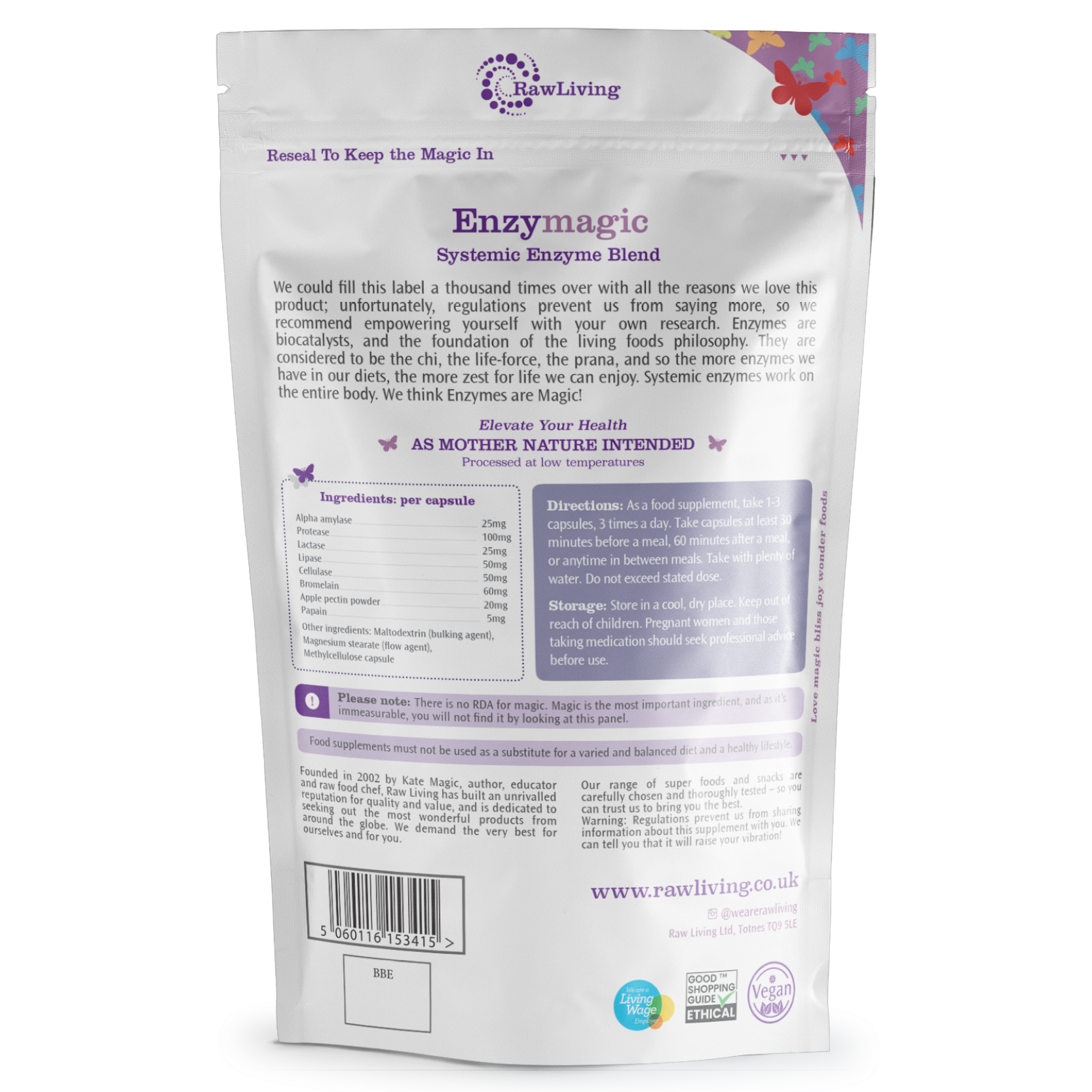 Enzymagic (Systemic Enzymes) 90 x 300mg Caps