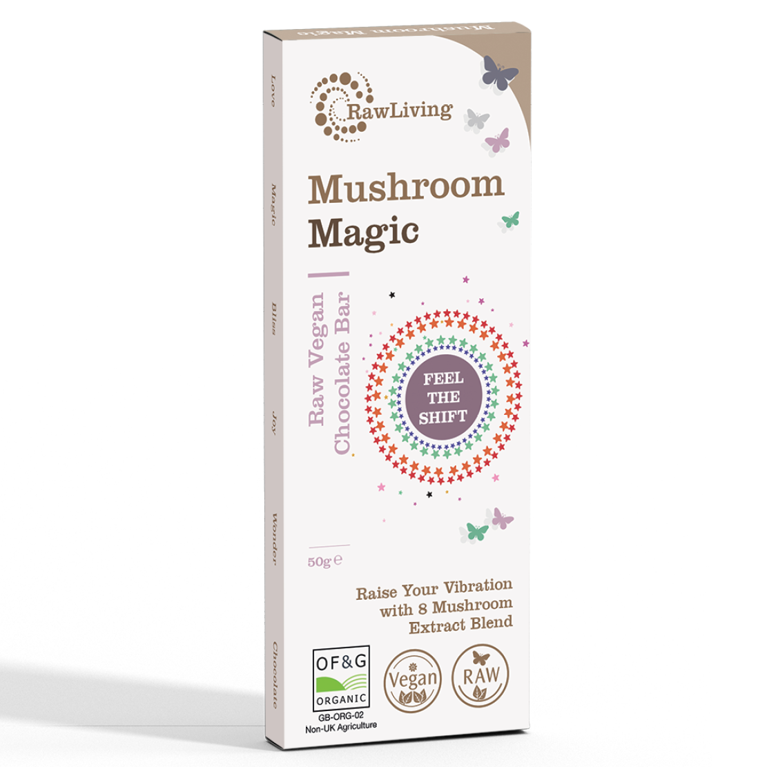 Mushroom Magic Chocolate Bar (50g) | Raw Living UK – Raw Living Limited