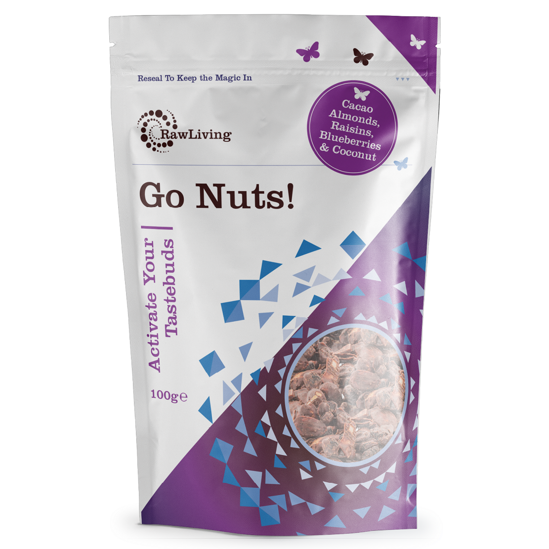 Go Nuts! Activated Cacao Almonds (100g, 250g, 1kg)