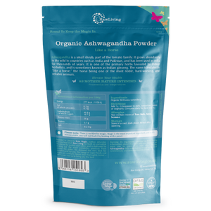 Organic Ashwagandha Powder | Raw Living UK | Tonic Herbs | Adaptogens | Raw Living Organic Ashwagandha: this herb is one of the primary plants used Ayurveda. A powerful adaptogenic, Ashwagandha has a balancing effect.