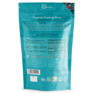 Organic Cashew Nuts | Raw Living UK | Raw Foods | Nuts & Seeds | Raw Living Organic Hand-Cracked Cashew Nuts - best quality & truly raw. Our raw cashews are creamy & softer than heated store-bought versions. Can be sprouted.