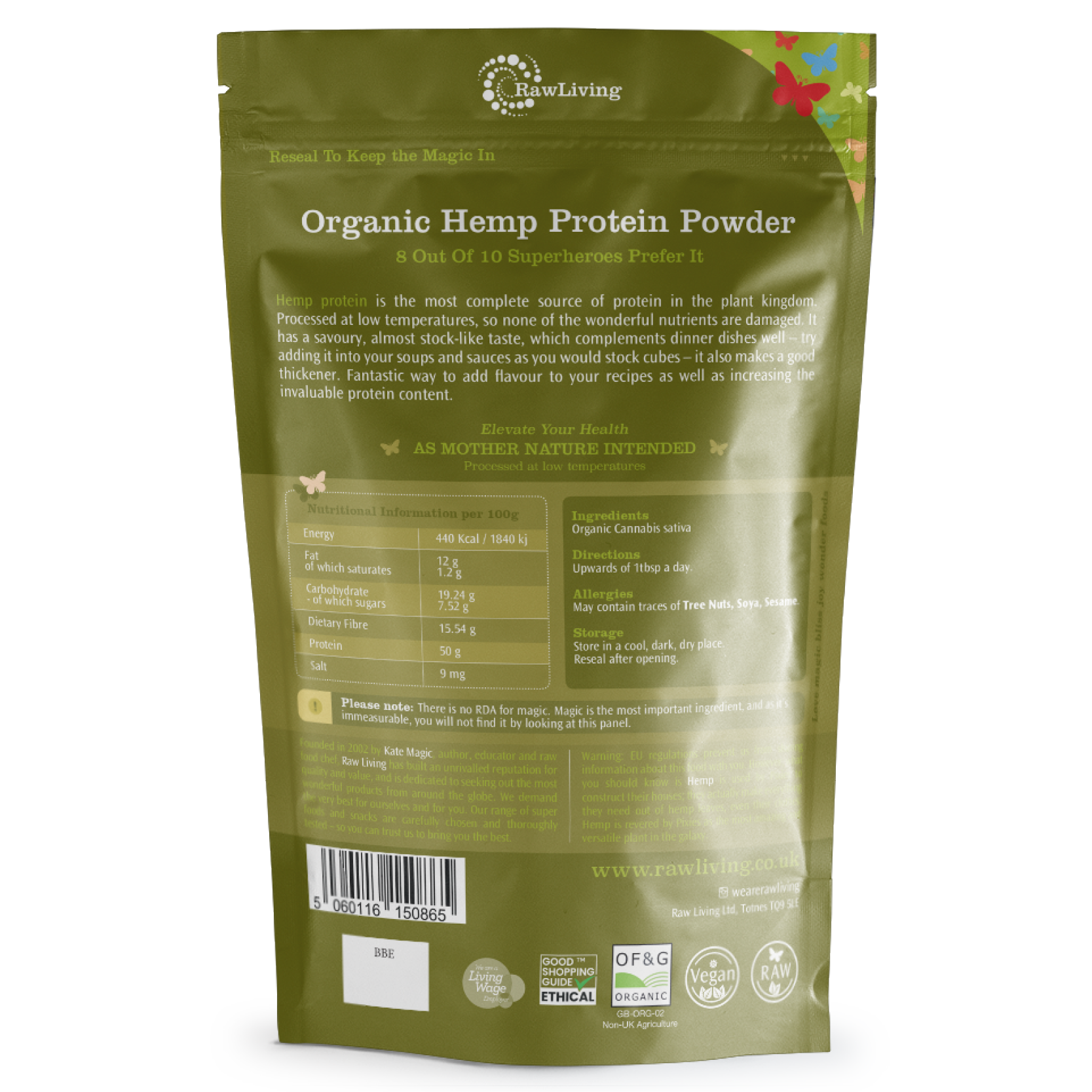 Organic Hemp Protein Powder | Raw Living UK | Super Foods | Raw Living Organic Hemp Protein Powder is a vegetarian source of Essential Fatty Acids, Antioxidants, Vitamins, Minerals, Fibre, Chlorophyll &amp; Amino Acids.