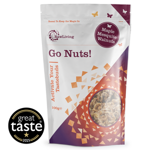 Go Nuts! Activated Maple Mesquite Walnuts (33g, 100g, 250g, 1kg)