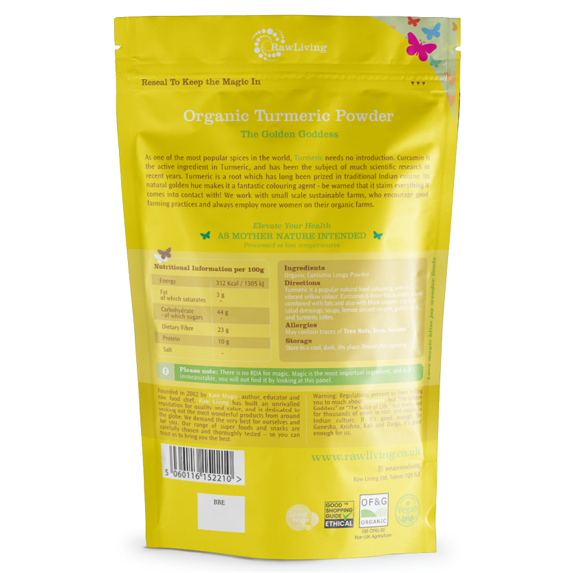 Turmeric - Organic (100g, 250g, 1kg)