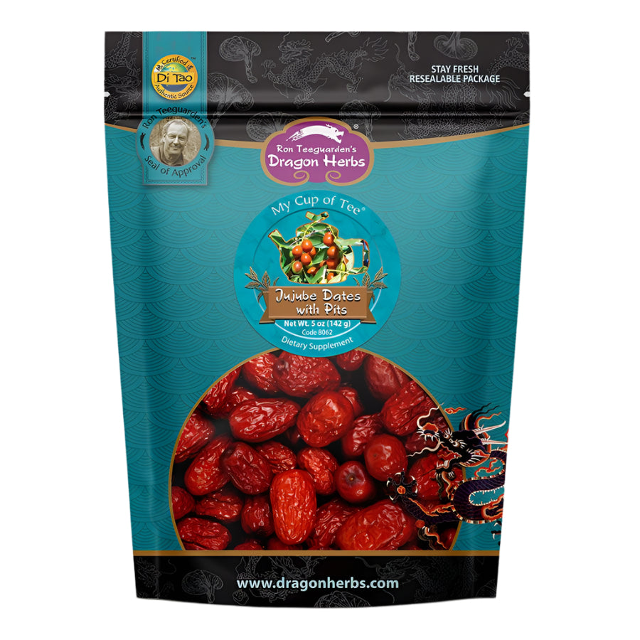 Dragon Herbs - Red Jujube Dates with Pits (5oz)