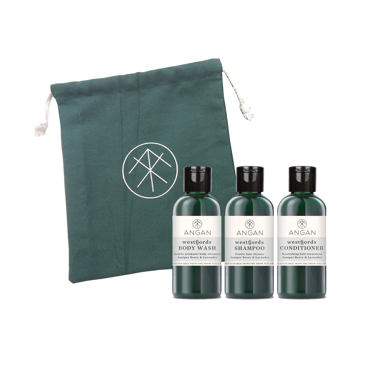 ANGAN - Westfjords Travel Set (3 x 100ml)
