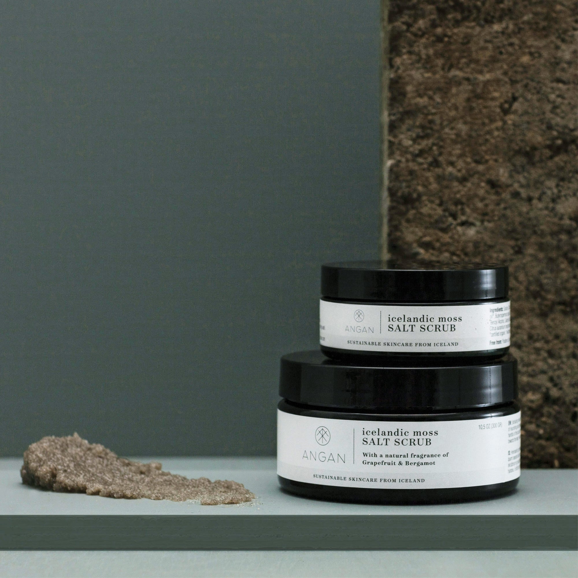 ANGAN - Icelandic Moss Salt Scrub (300g)