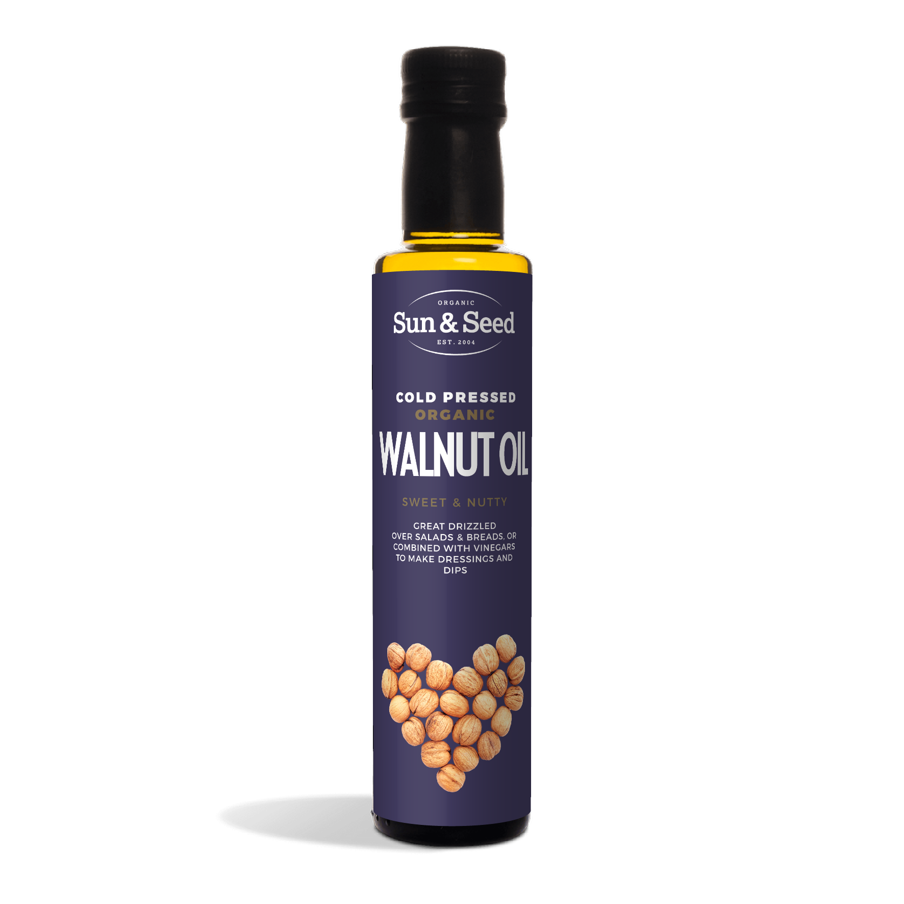 Sun &amp; Seed - Walnut Oil - Organic, Cold Pressed (250ml)