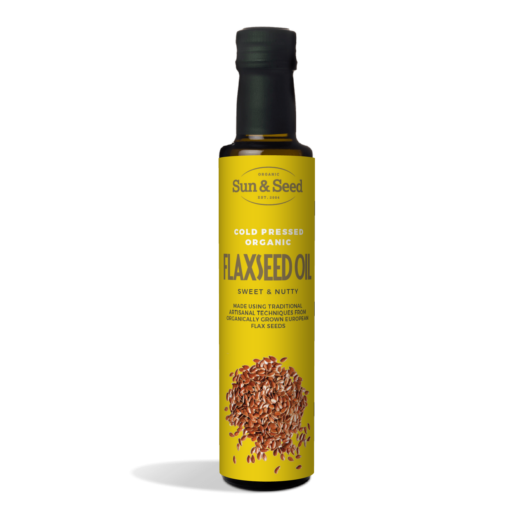 Sun &amp; Seed - Flaxseed Oil - Organic, Cold Pressed (250ml)