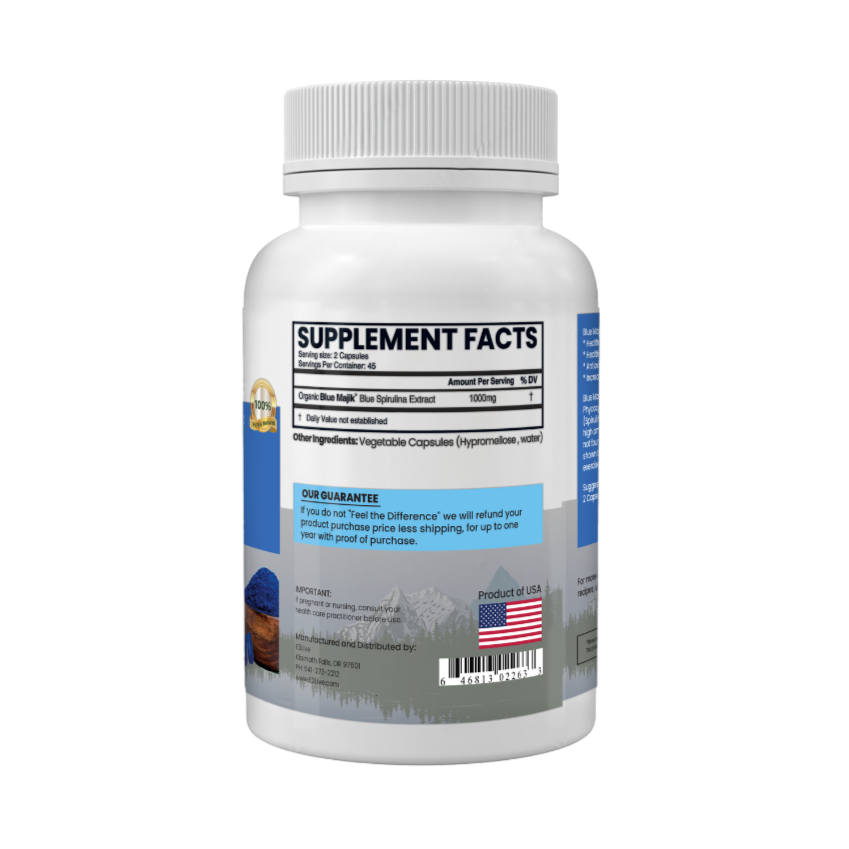 E3 Blue Majik (60 Capsules 400mg)