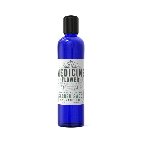Medicine Flower - Sacred Sage Massage Oil (8oz / 250ml)