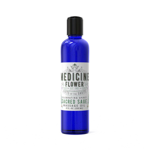 Medicine Flower - Sacred Sage Massage Oil (8oz / 250ml)
