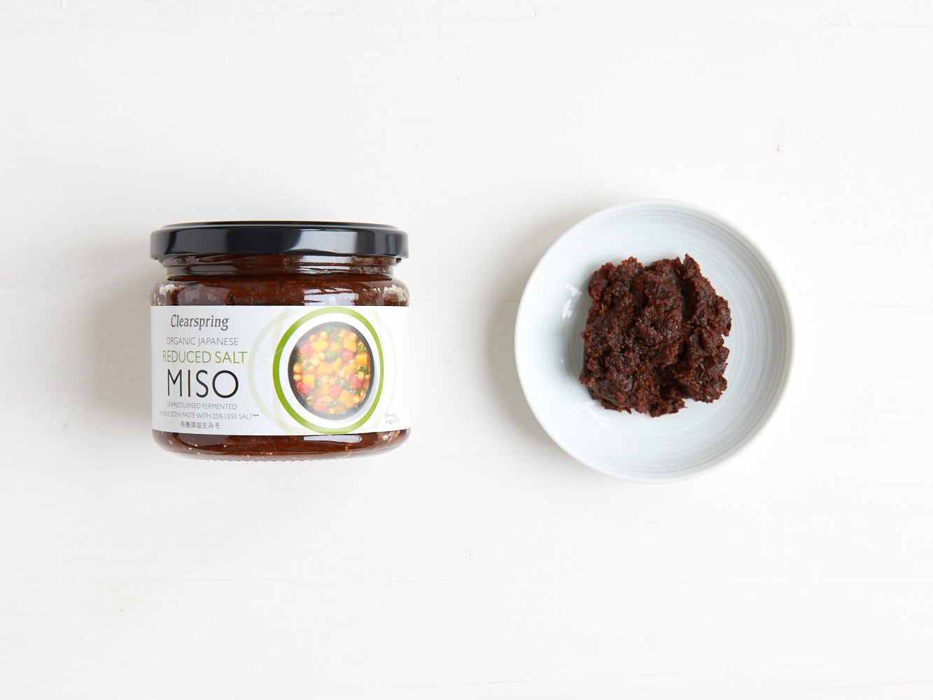 Clearspring - Organic Reduced Salt Miso Paste Unpasteurised (300g)