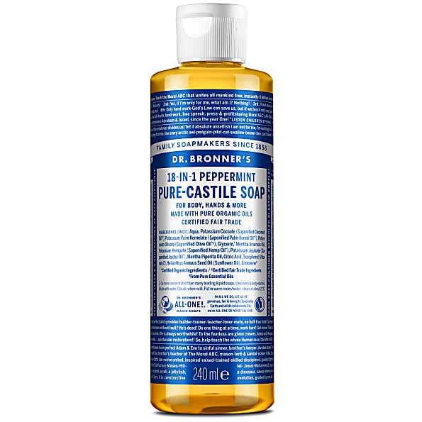 Dr Bronner&#39;s Magic Hemp Soap - Peppermint (237ml, 473ml)