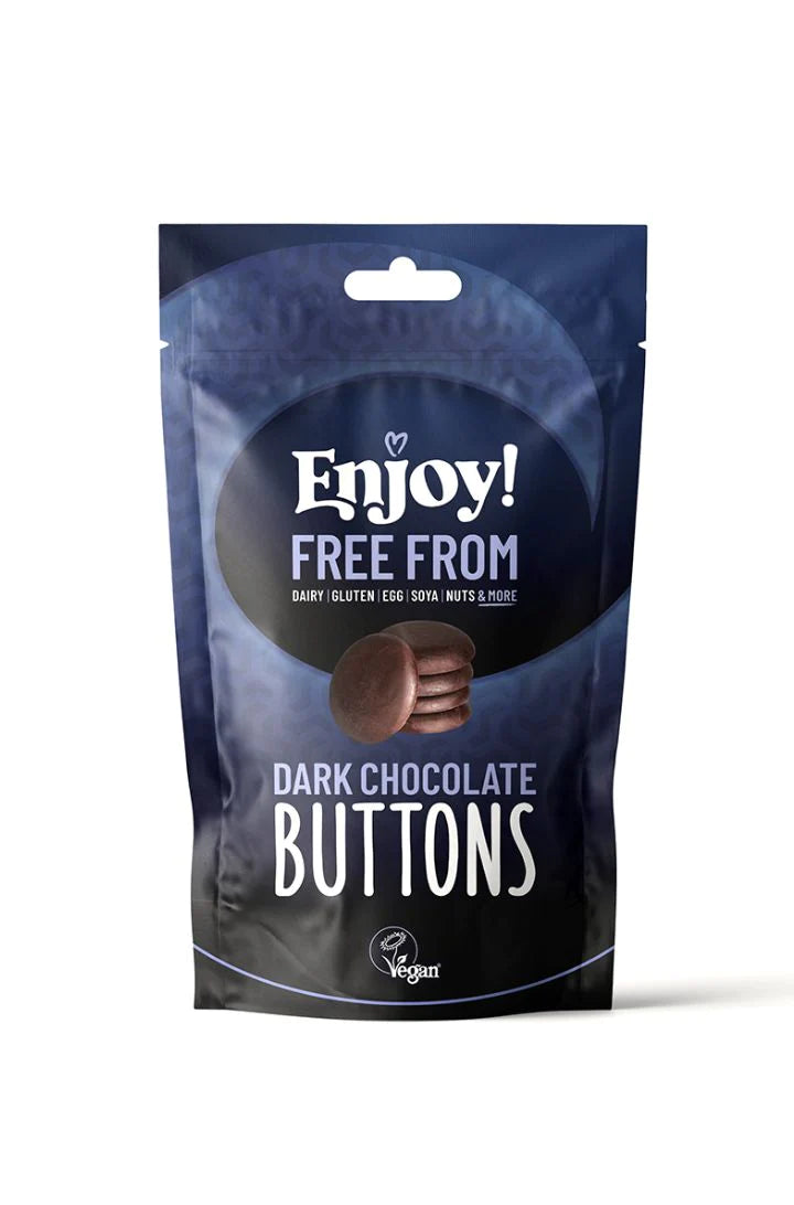Enjoy Raw Chocolate - Dark Buttons (100g)