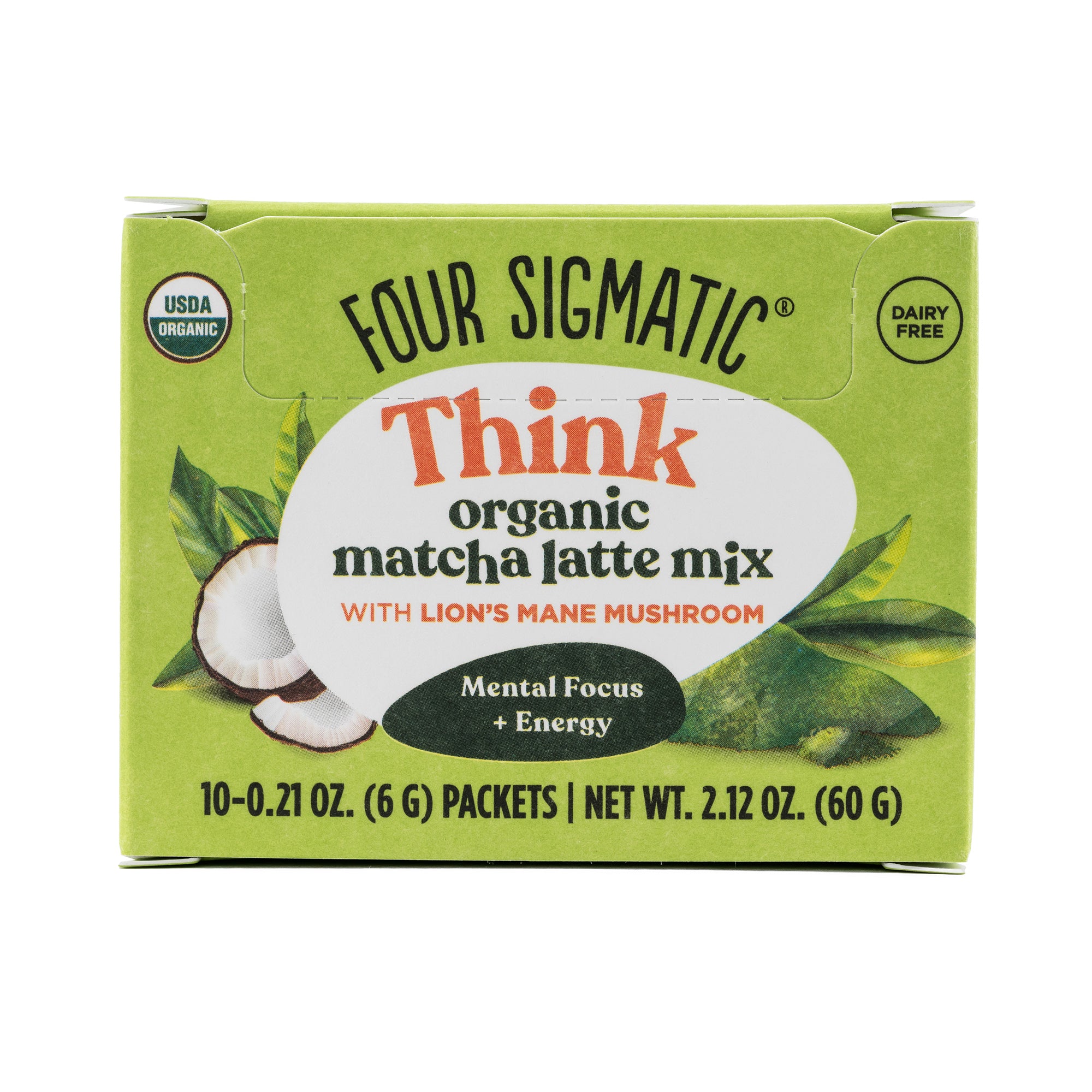 Four Sigmatic - Matcha Latte Mix with Lion&#39;s Mane (10 Sachet Box)