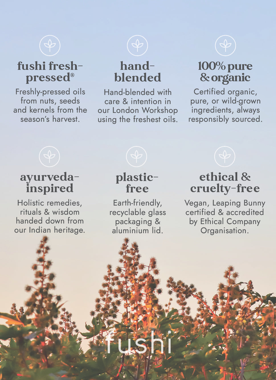 Fushi - Organic Castor Oil (Food Grade) (250ml)