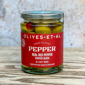 Olives Et Al - Red Pepper Stuffed Olives (150g)