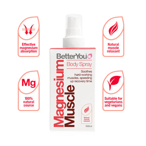 BetterYou - Magnesium Muscle Body Spray (100ml)