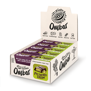Ombar Filled Pistachio Cream Organic Chocolate (42g)