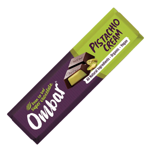 Ombar Filled Pistachio Cream Organic Chocolate (42g)
