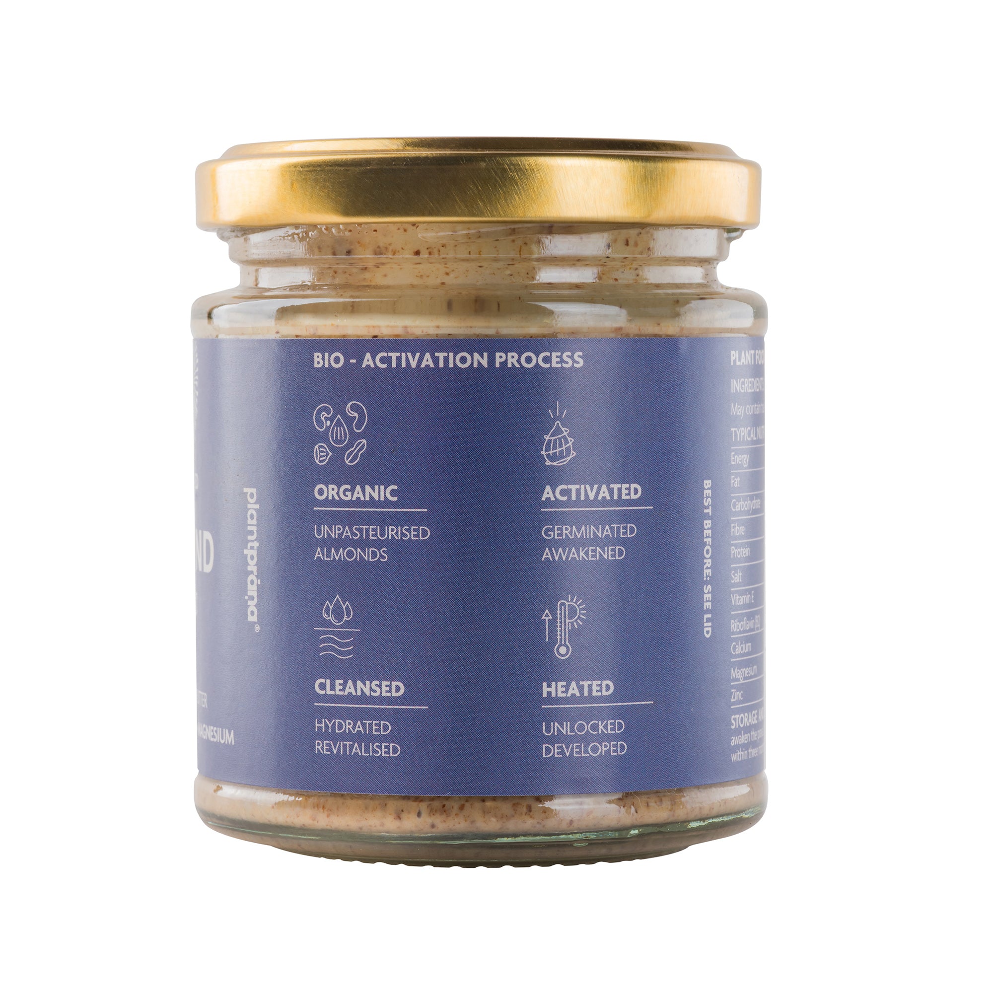 Plant Prana - Organic Almond Butter (170g, 500g)