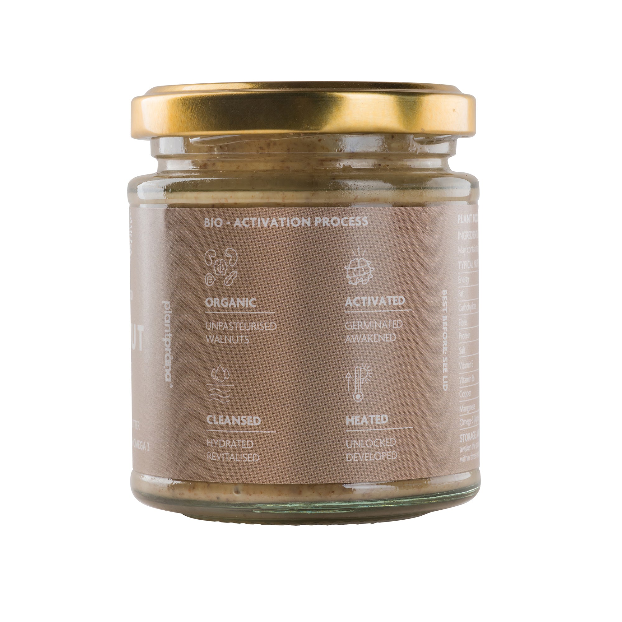 Plant Prana - Organic Walnut Butter (170g)