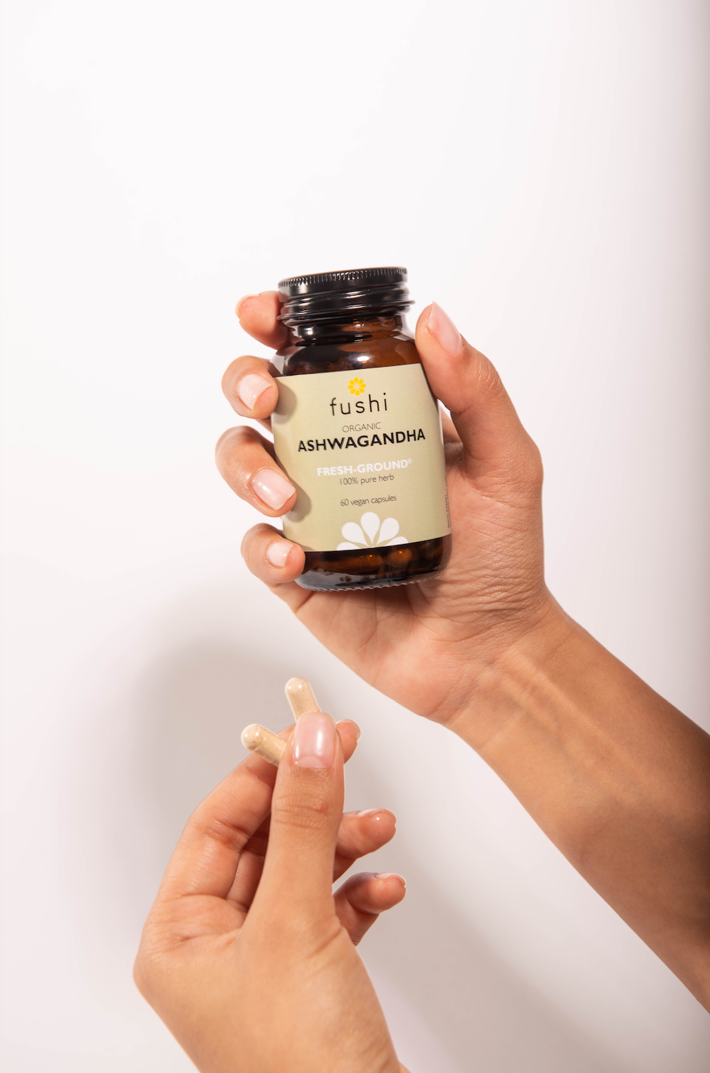 Fushi - Organic Fresh-Ground Ashwagandha (60 caps)