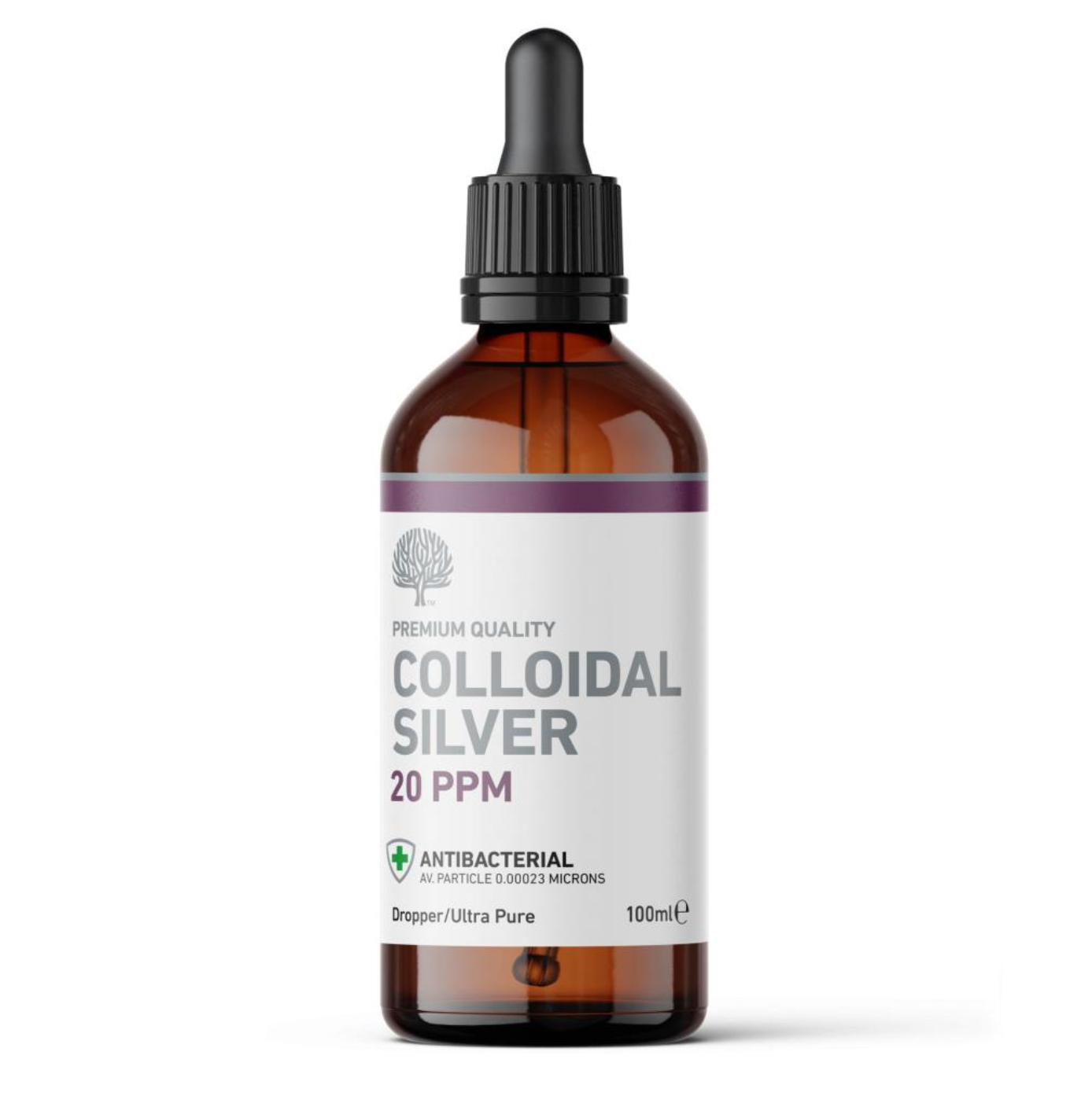 Nature&#39;s Greatest Secret - Colloidal Silver Enhanced 20ppm (2 Sizes)