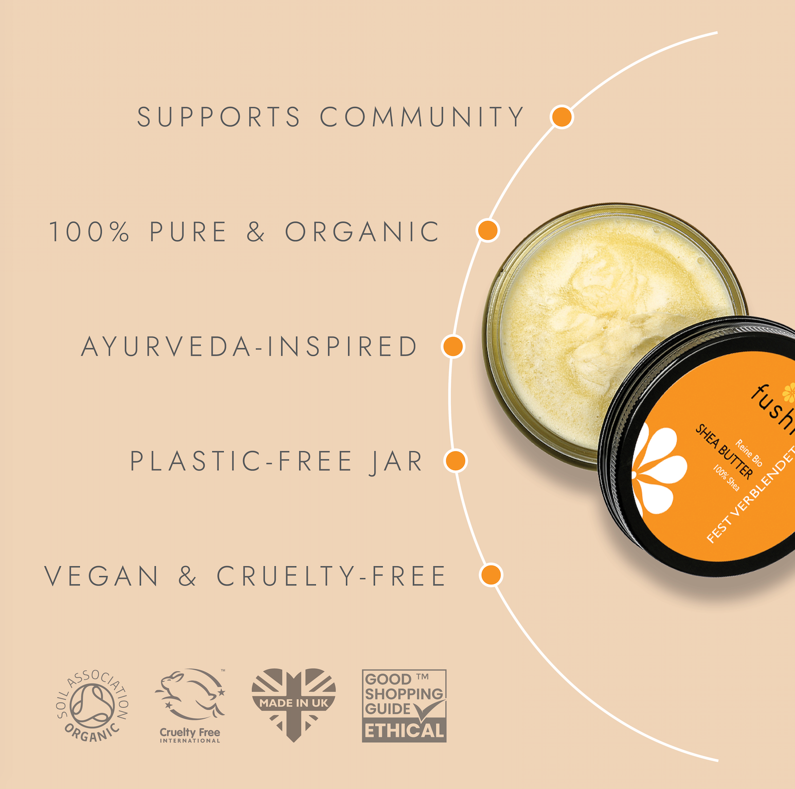 Fushi - Organic Shea Butter Unrefined (200g)