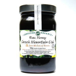 Raw Organic Honey - Artisan Greek Mountain Oak 1kg