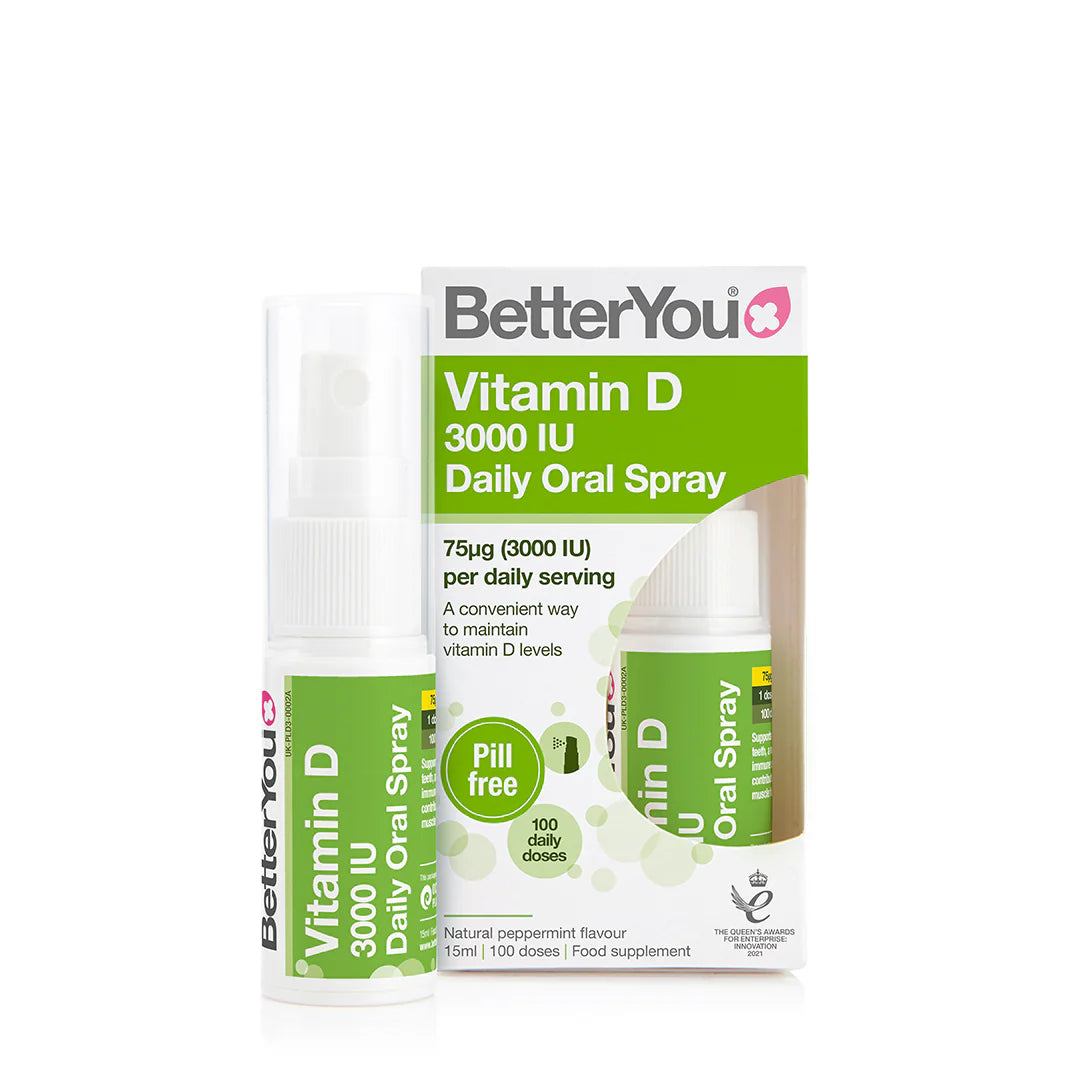 BetterYou - D3000 Vitamin D3 Daily Oral Spray (15ml)