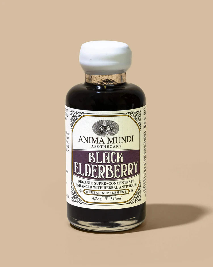 Anima Mundi Herbals - Black Elderberry Elixir (2oz, 4oz)