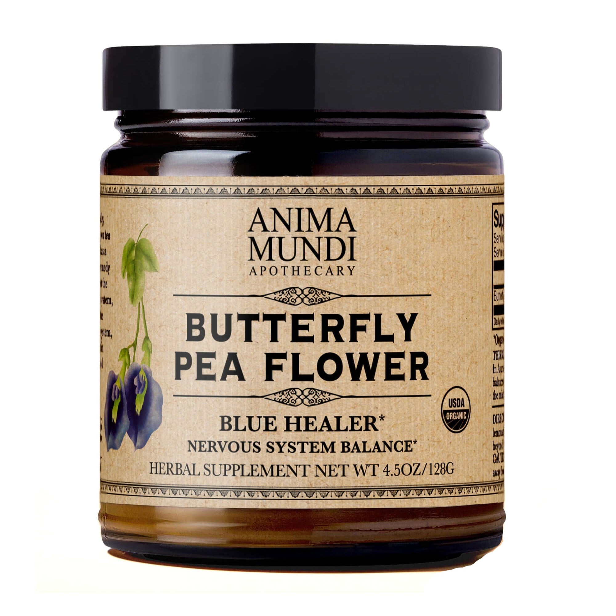 Anima Mundi Herbals - Butterfly Pea Flower Powder (4.5oz)