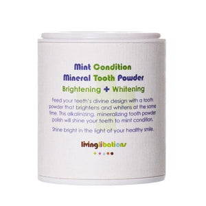 Living Libations - Mint Condition Mineral Tooth Powder (30ml, 50ml)