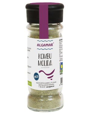 Organic Kombu 70g | Algamar | Raw Living UK | Sea Vegetables | Raw Foods | Algamar's Dried Kombu is a Sea Vegetable very Rich in Minerals. Use this Seaweed place of fish sauce in your Asian recipes for an addictive Umami Flavour.