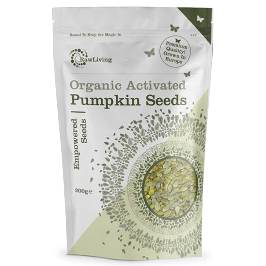 Activated Pumpkin Seeds - Raw &amp; Organic (200g, 1kg, 5kg)