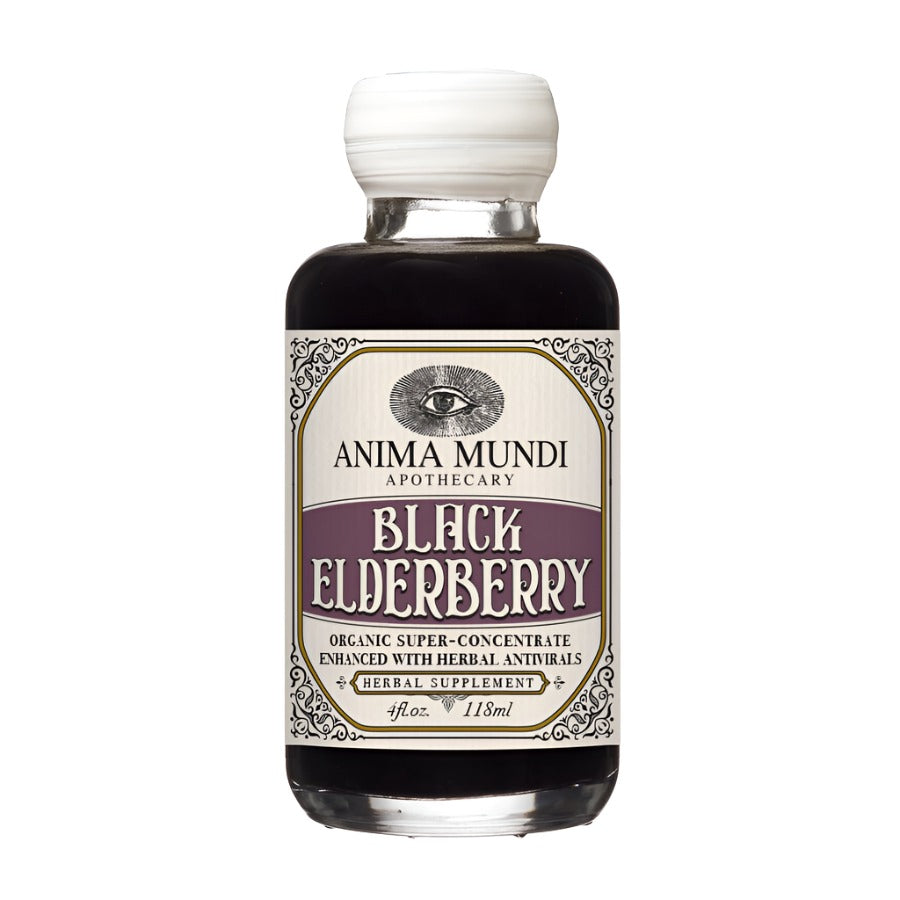 Anima Mundi Herbals - Black Elderberry Elixir (2oz, 4oz)