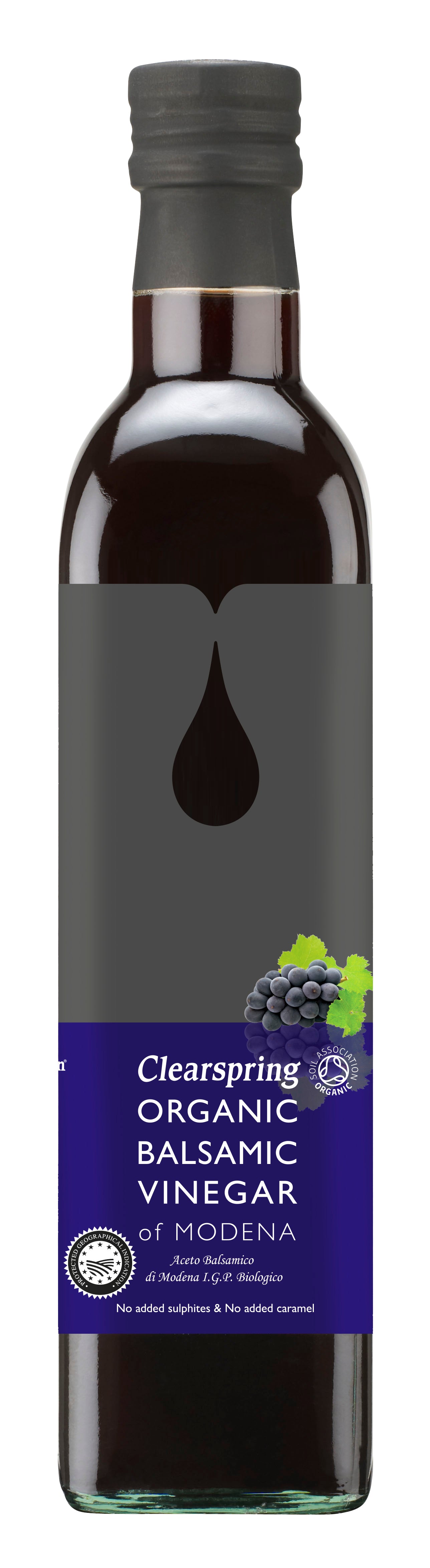 Organic Balsamic Vinegar 500ml | Clearspring | Raw Living UK | Clearspring Organic Balsamic Vinegar of Modena is produced by the Mengazzoli family, using the traditional process. Aged naturally for a full flavour.