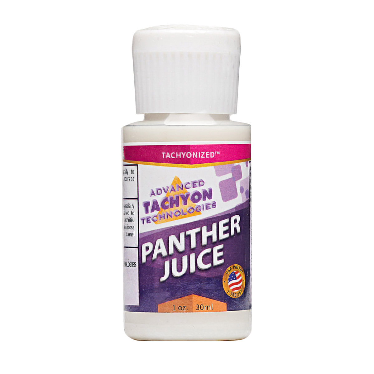 Panther Juice | ATT Tachyon | Raw Living UK | Pure Beauty | Advanced Tachyon Technologies Tachyonized Panther Juice is a blend of Aloe vera, MSM, B Vitamins, and over 200 trace elements that helps with pain &amp; swelling | Various Sizes | Roll-On