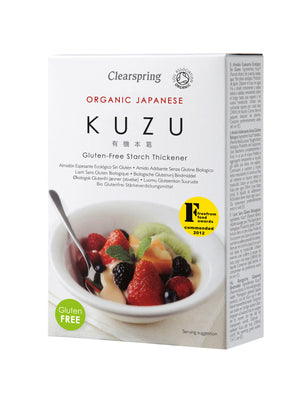 Organic Japanese Kuzu (125g) | Clearspring | Raw Living UK | Clearspring Organic Kuzu is a superior quality starch thickener with a smooth texture & neutral flavour. Used in traditional Japanese cuisine & confectionery.